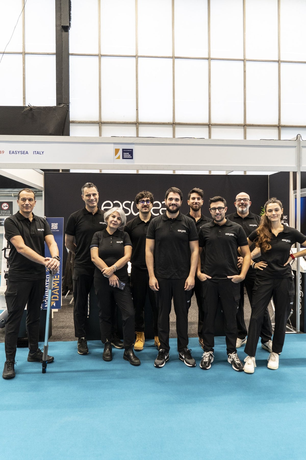 The easysea team at the METSTRADE 2025 stand in Amsterdam