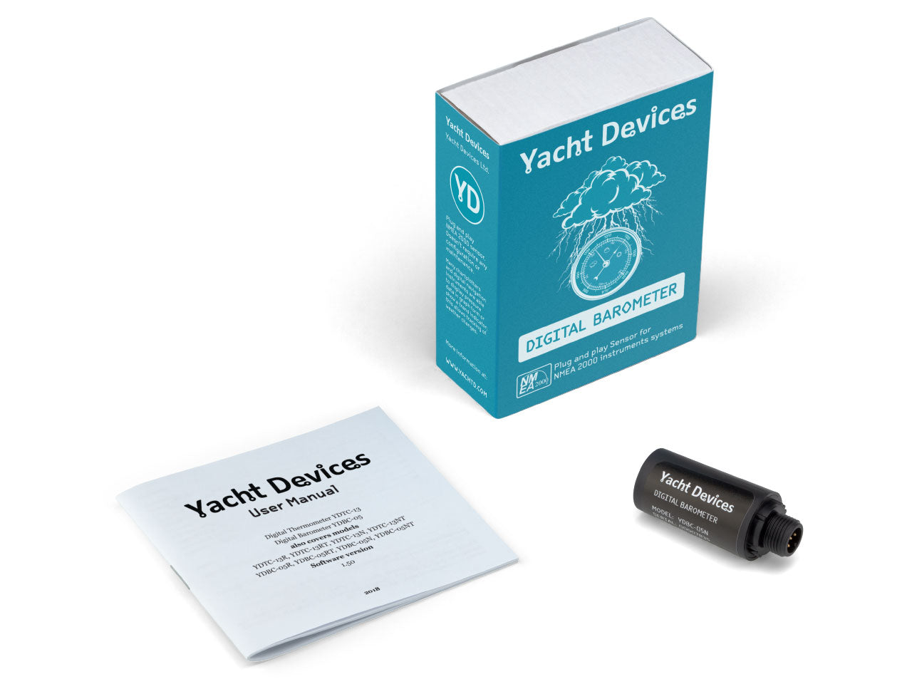 Yacht Devices Barometro Digitale YDBC-05 — NMEA 2000 Micro Male