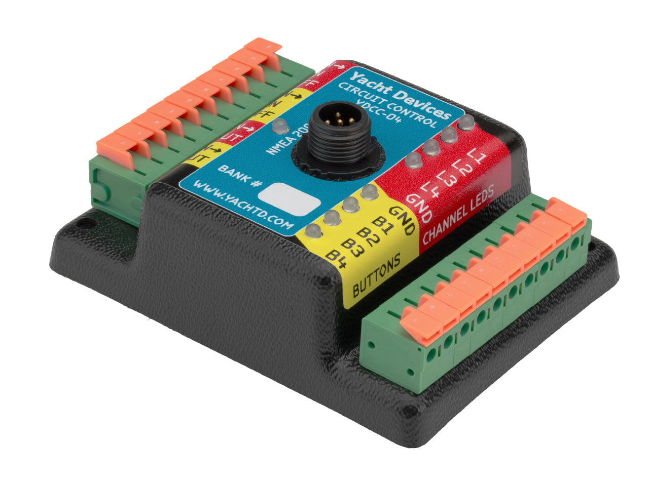 Yacht Devices NMEA 2000 Circuit Control YDCC-04 — vista 2