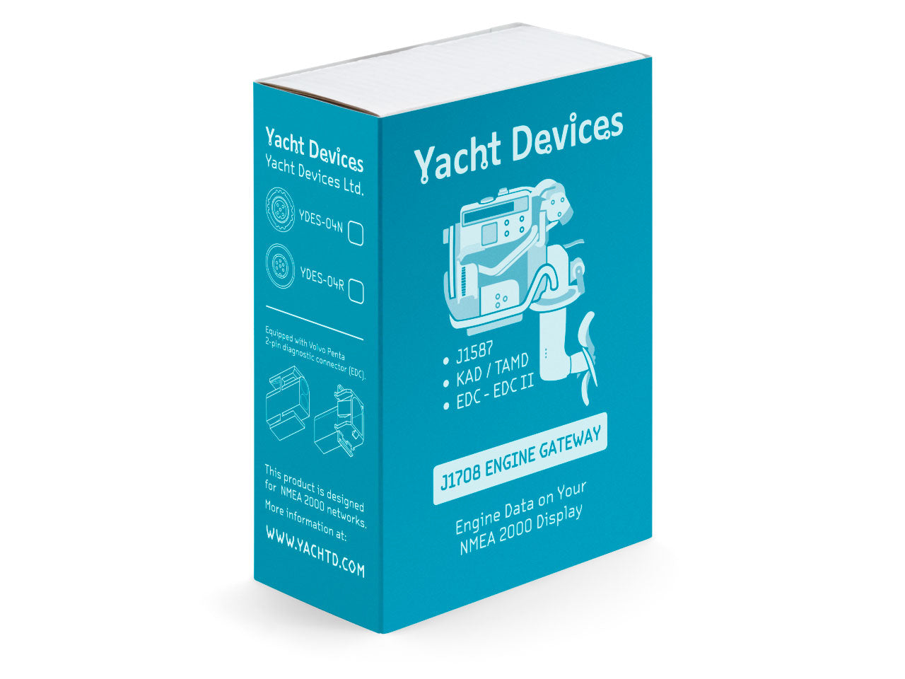 Yacht Devices J1708 Engine Gateway YDES-04 — vista 2