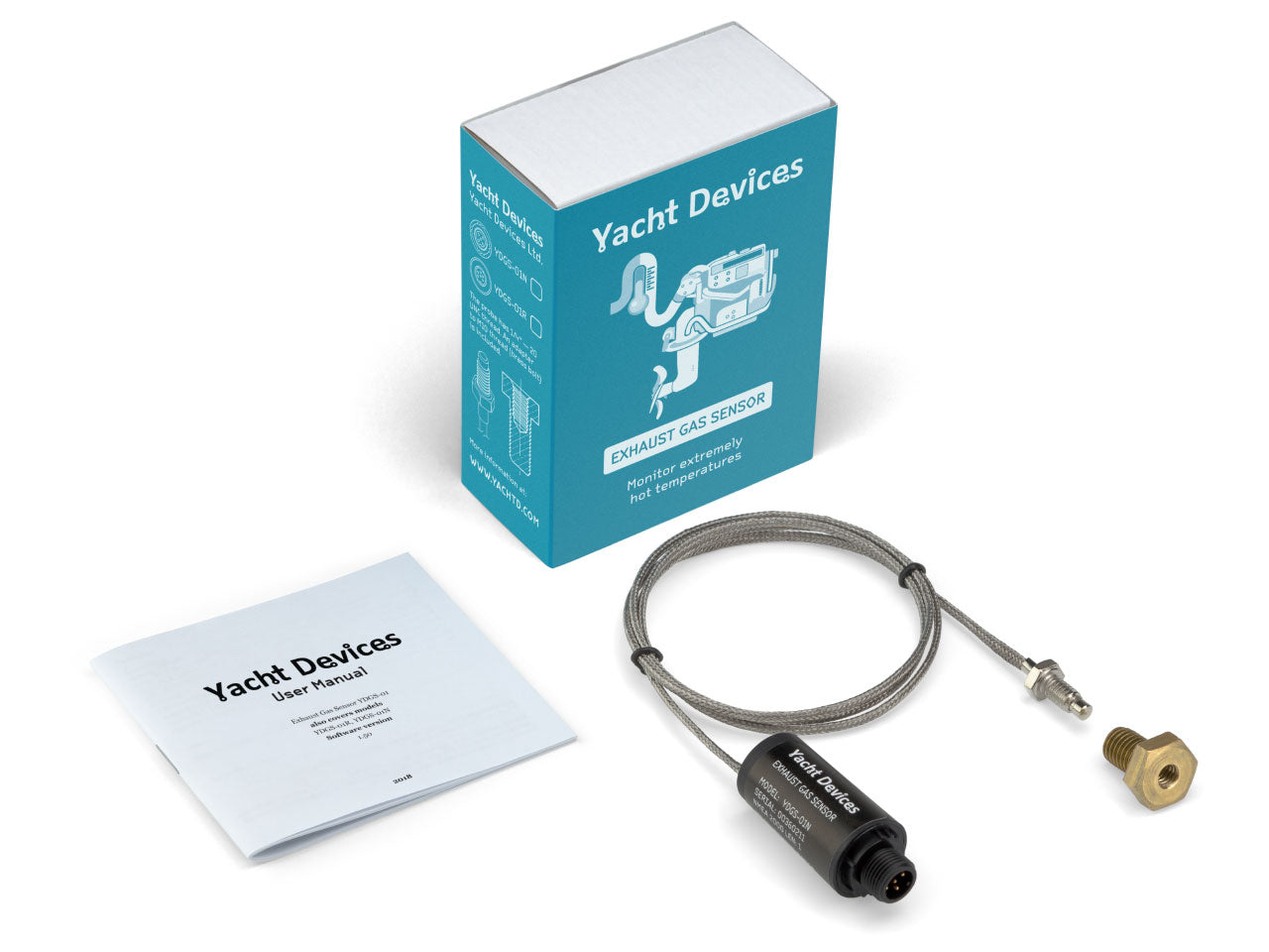 Yacht Devices Sensore Gas di Scarico YDGS-01 — NMEA 2000 Micro Male