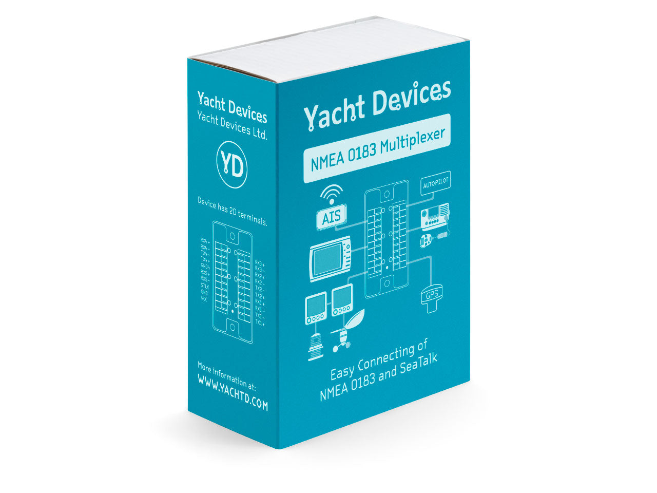 Yacht Devices NMEA 0183 Multiplexer YDNM-02 — vista 3