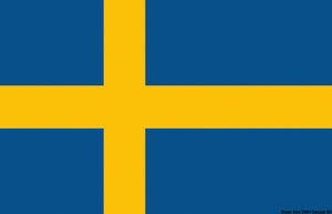 Flag Sweden 40 x 60 cm - foto originale Osculati Srl
