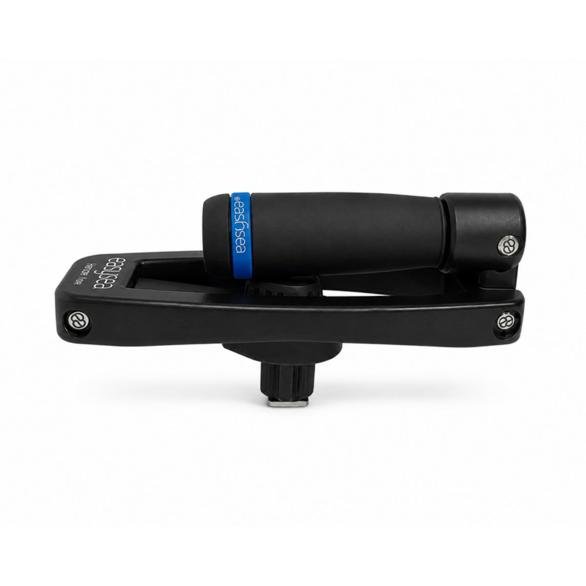Easysea Flipper Max foldable winch handle in closed position, front view on white background