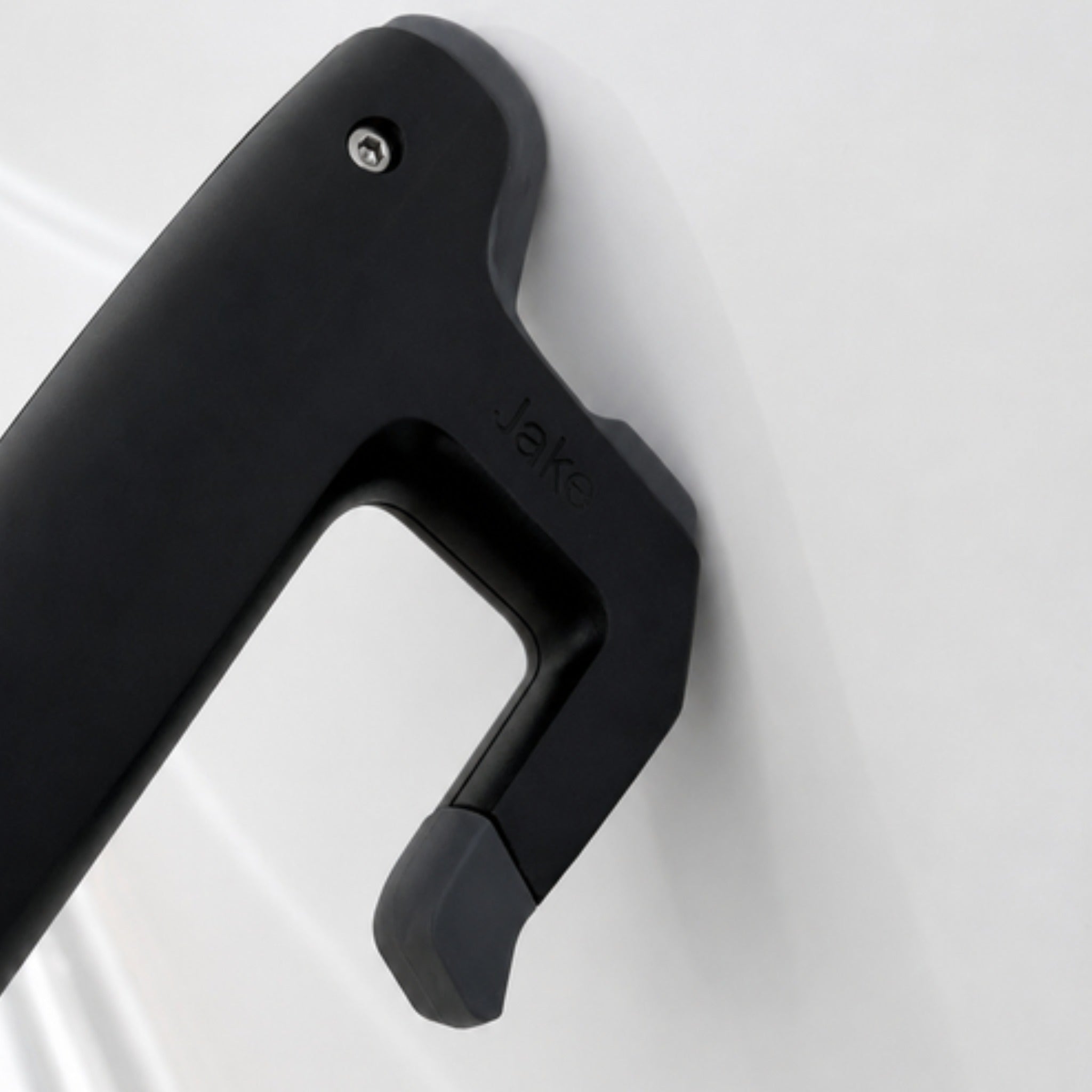 Anti-shock rubber tip of the Jake boat hook head that protects the gelcoat