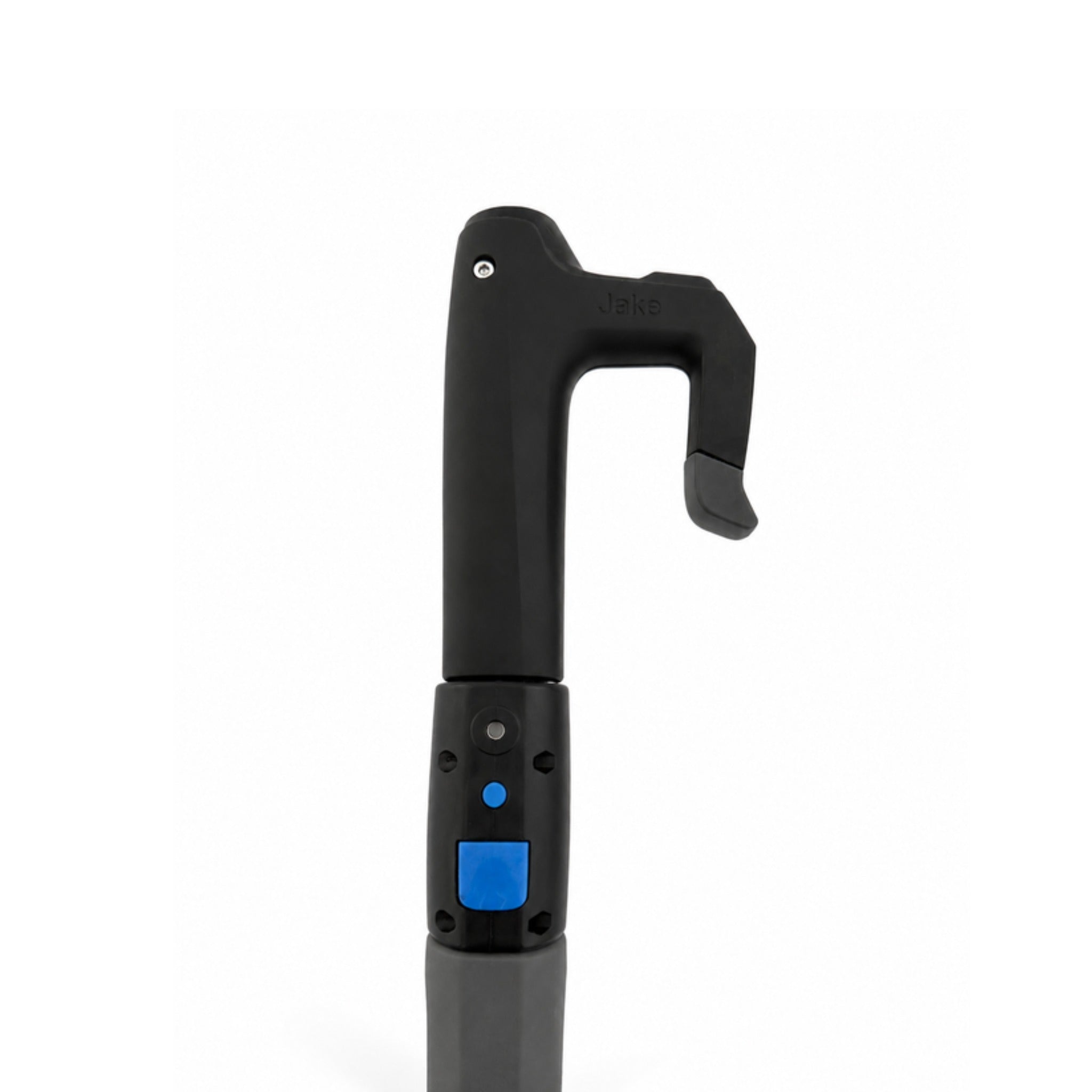 Fidlock quick-release mount connecting the boat hook head to the Jake pole