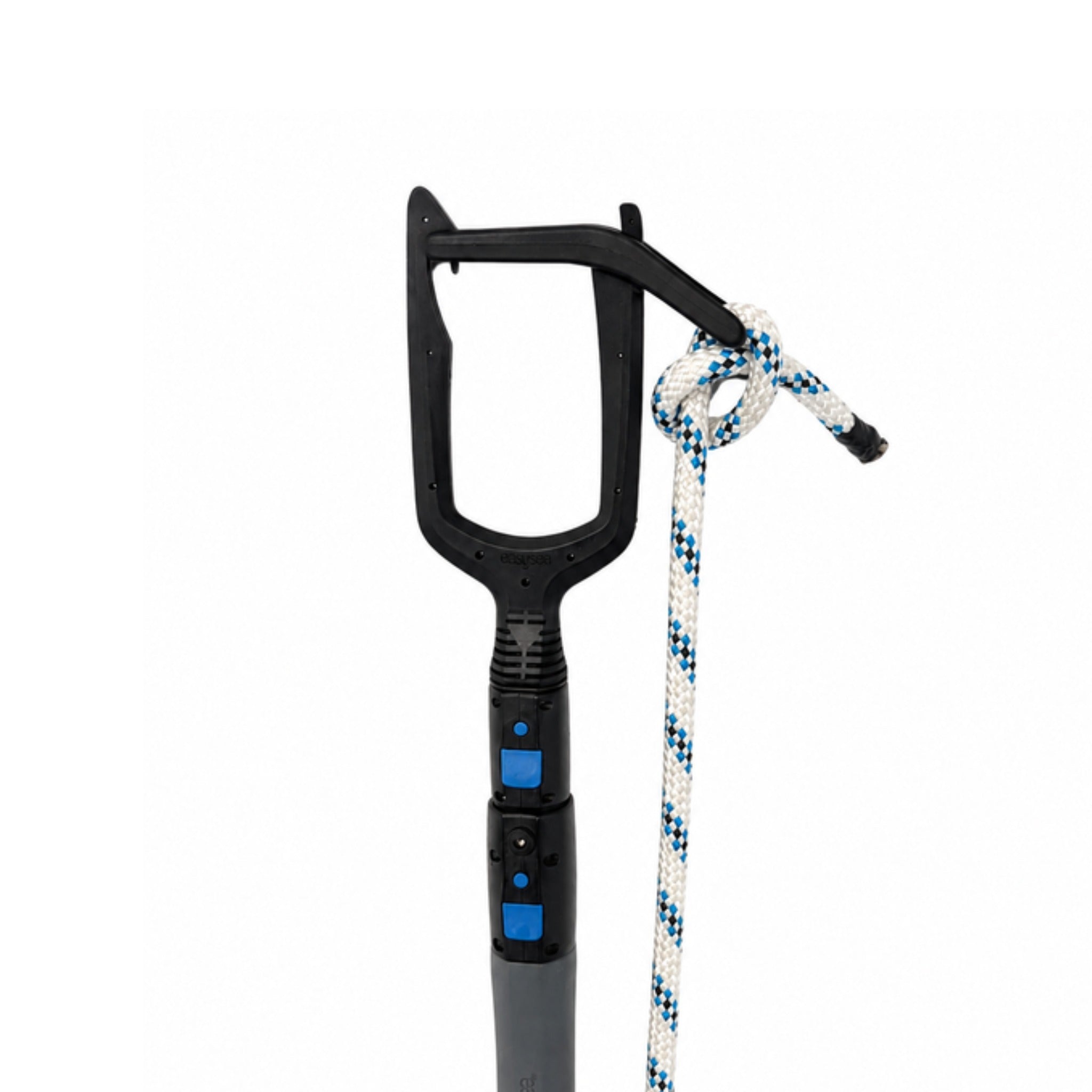 Jake line-passing head mounted on a Jake pole through the Fidlock mount