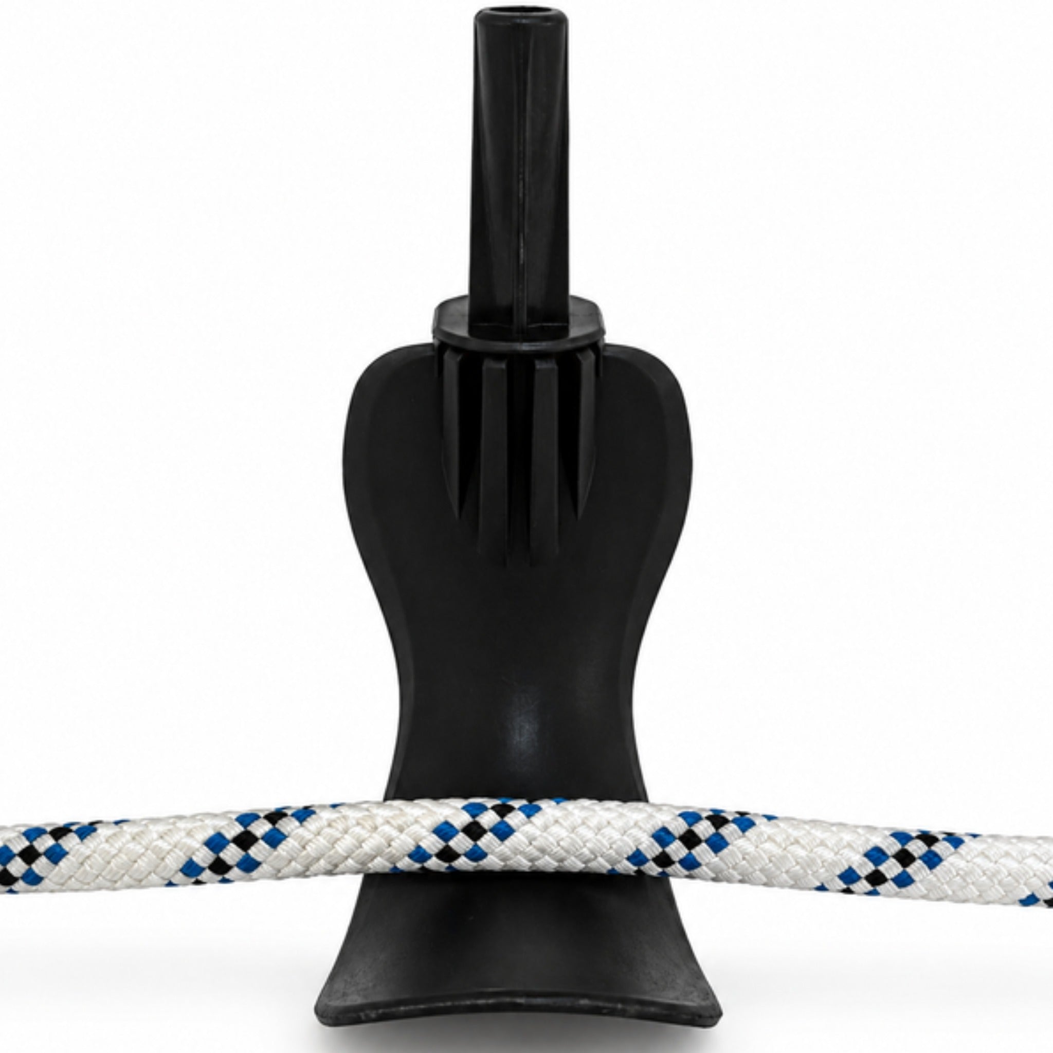 Jake Mooring Kit: QuickGrip Linemaster gripping a mooring line