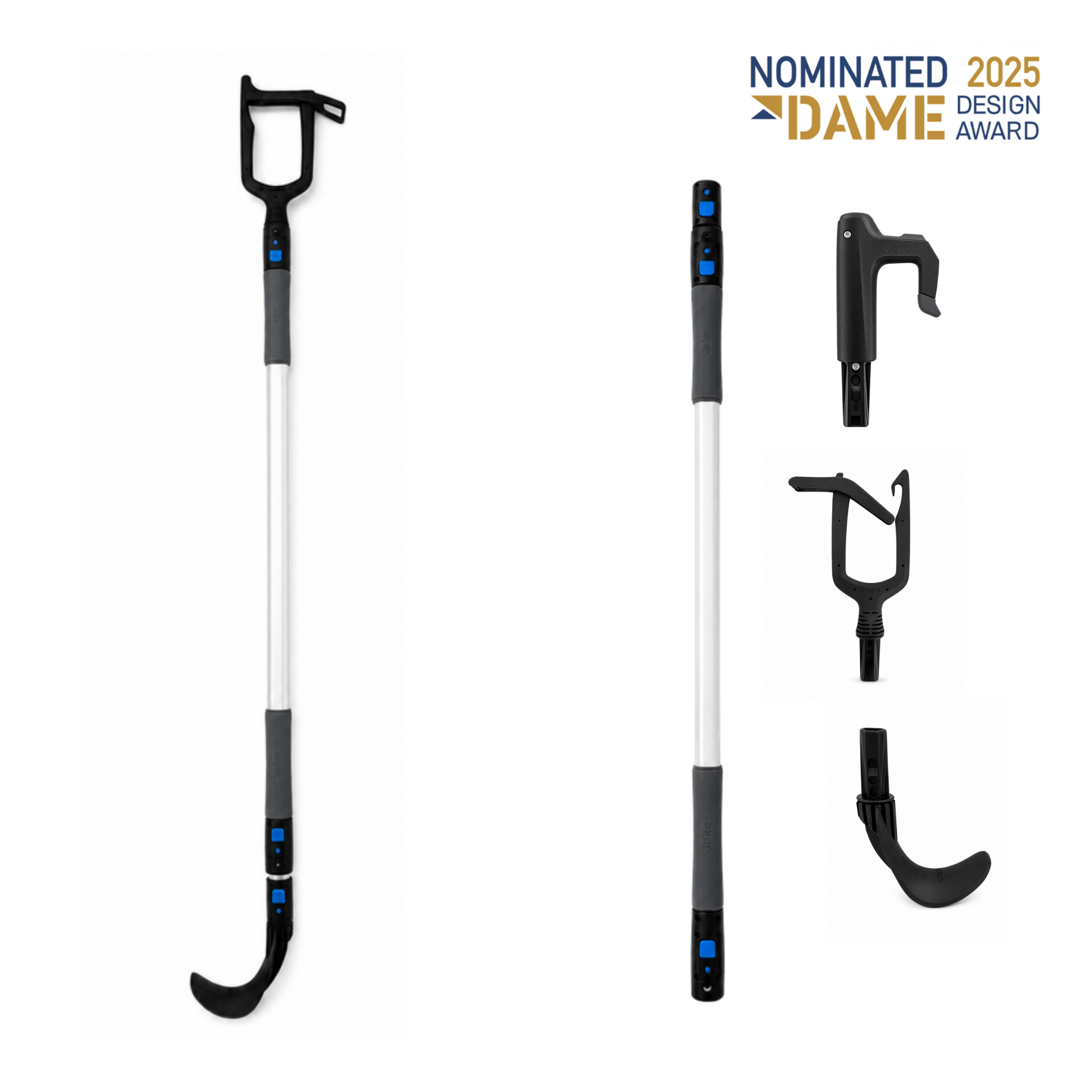 Jake Mooring Kit: telescopic pole with the line-handling heads