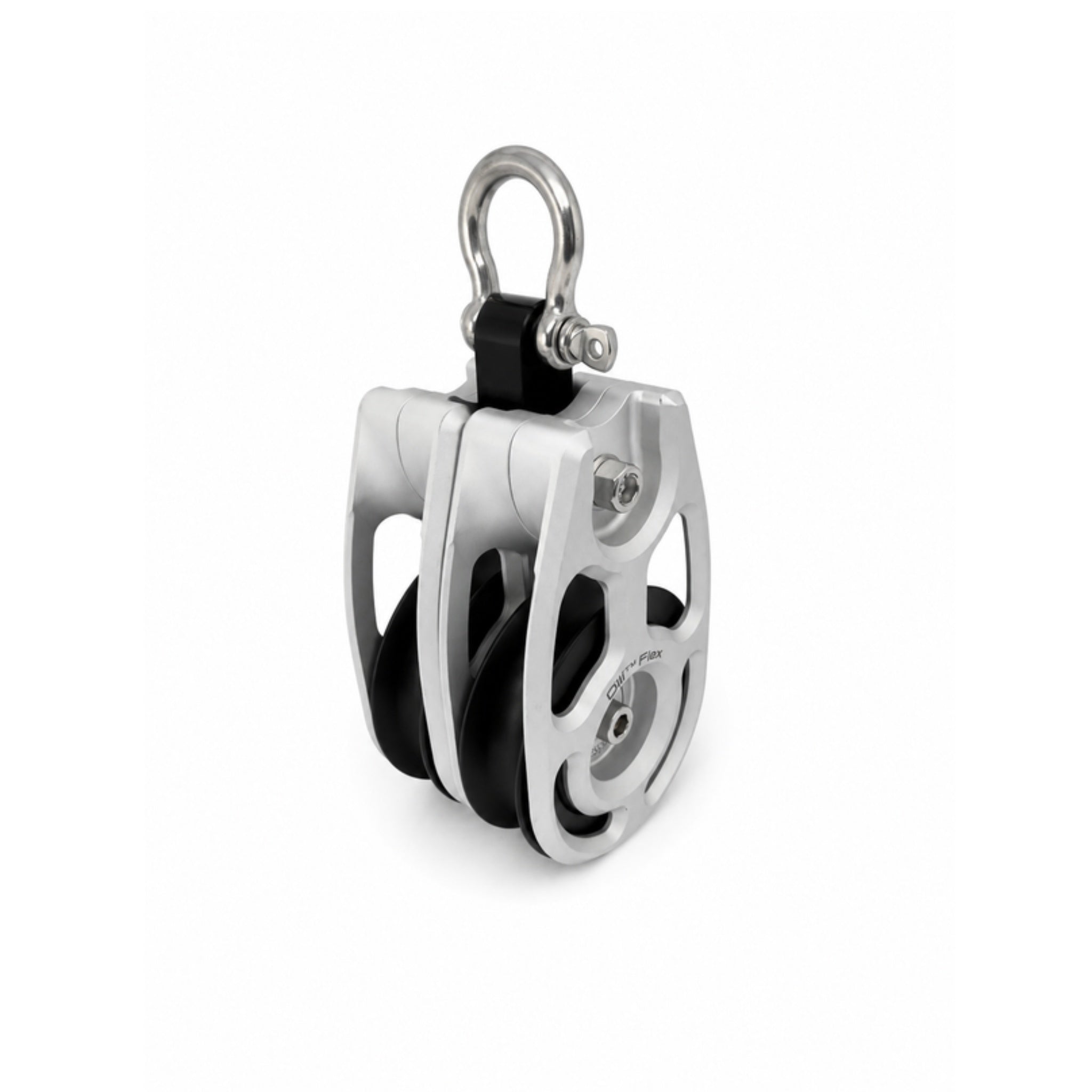 Olli Flex 50 M double block at 45 degrees with the stainless shackle head