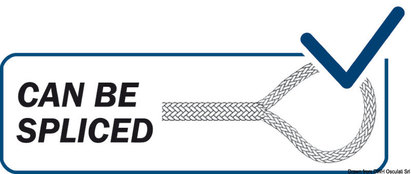 Marlow D2 Racing braid, green 10 mm (pack of 100) - foto originale Osculati Srl