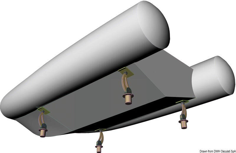 Kiwi Marine Removable single holder for tender - foto originale Osculati Srl