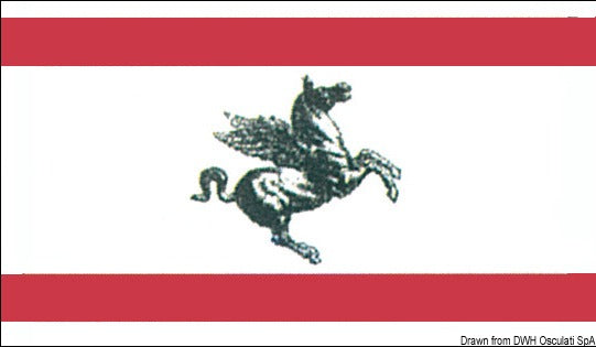 Flag Tuscany 30 x 45 cm - foto originale Osculati Srl